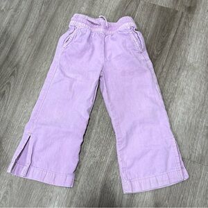 Cotton On Lilac Wide-Leg Kids Pants with Side Slits